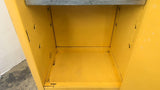 Yellow Chemical Cabinet 15"L X 20"W X 32"H With one Shelf