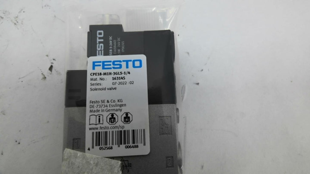 Festo CPE18-M1H-3GLS-1/4 Solenoid Valve