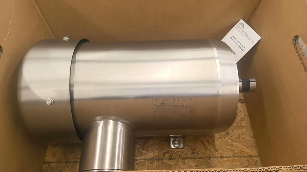 Sanifan SG3104T04B5H 5 HP Stainless Motor 1200 RPM 6P 215TC 208-230/460 V