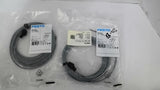 FESTO NEBV-Z4WA2L-R-E-5-N-LE2-S1 Connecting Cable Lot Of 2