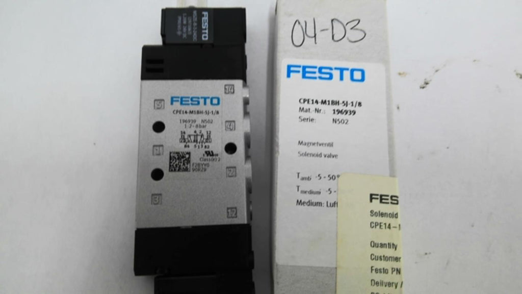 Festo CPE14-M1BH-5J-1/8 Solenoid Valve