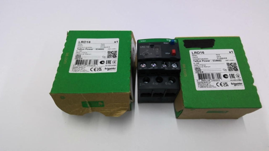 Schneider LRD16 Relay 9-13 Amp 600 Volt 50/60Hz Lot Of 2