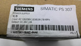 Siemens 6ES7307-1BA01-0AA0 Simatic PS 307 Power Supply 24 Vdc