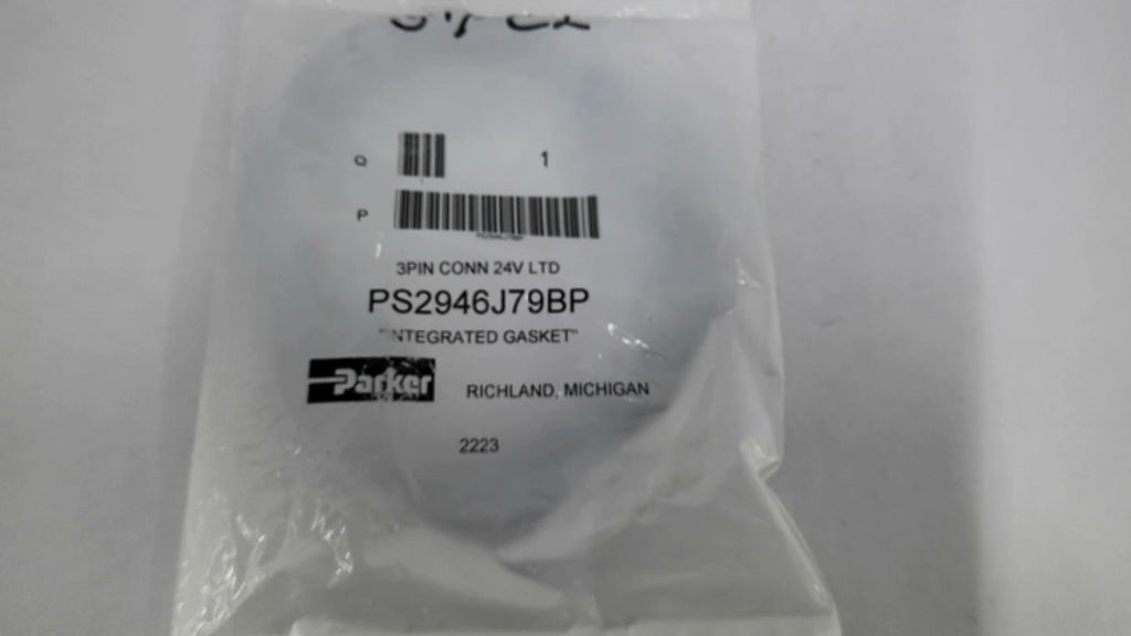 Parker PS2946J79BP 24V 3 Pin Connector