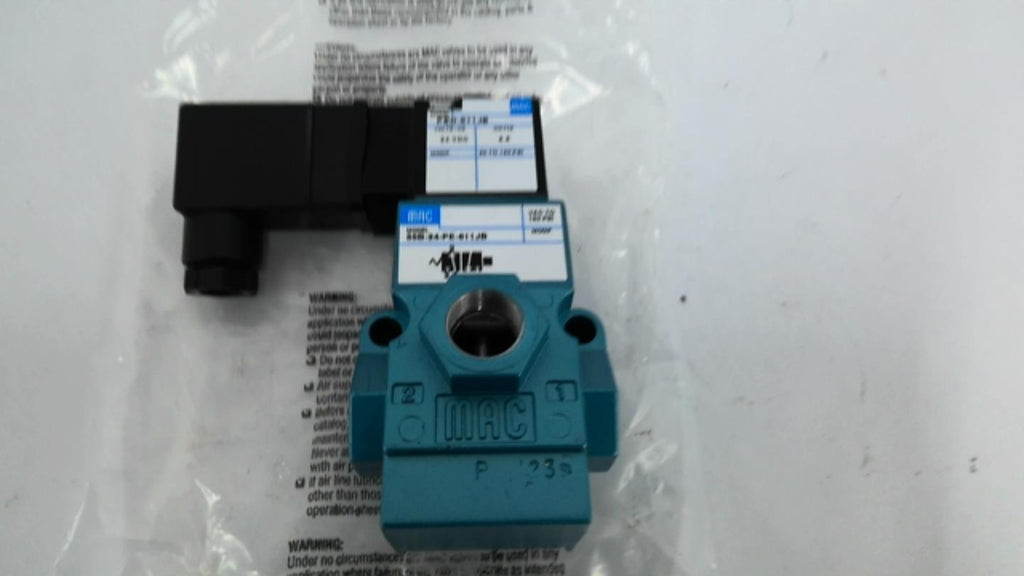 MAC 55B-24-PE-611JB Solenoid Valve 24 VDC 8.6 Watts 150 PSI