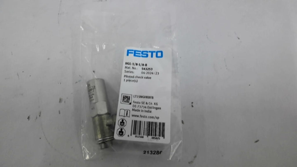Festo HGL-1/8-1/8-B Check Valve