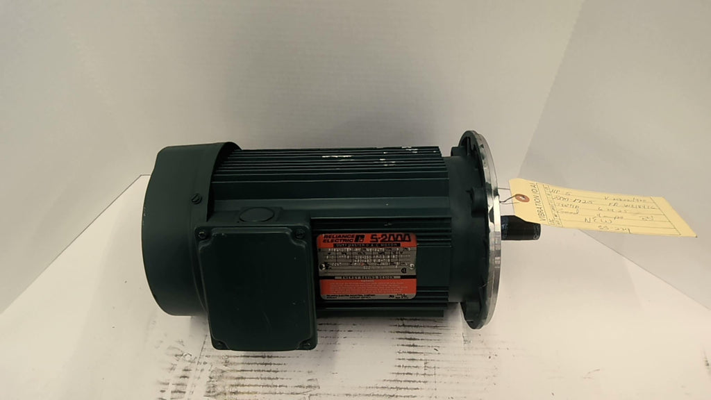 Reliance P18A1015P 5HP AC Motor 1800RPM 4P 3 Phase 184TC 208-230/460-480V