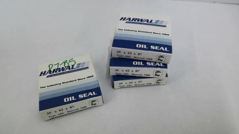 Harwal 35X62X07 Oil Seal Lot Of 4