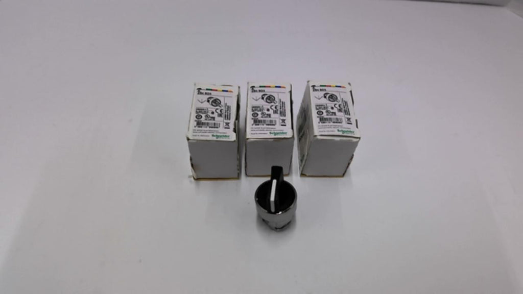 Schneider ZB4BD3 3 Position Selector Switch Lot Of 3