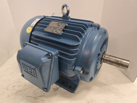 WEG 01018ET3E2157-W22 10HP AC Motor 1800RPM 4P 3PH 213/5T 230/460V TEFC 60Hz