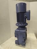 Renold BM100LA4 2.6kW AC Motor 1800RPM 4P 3PH GEAR 277/460V TEFC 60Hz