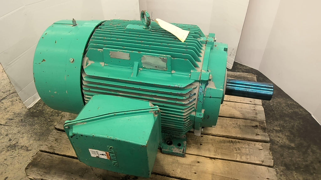 Siemens 1LA0444SE41 125 HP AC Motor 1800 RPM 4P 3 Phase 444T 460 V TEFC 60 HZ