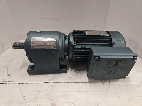 Sew Eurodrive DFT80K4TN .75HP AC Gear Motor 1800RPM 230/460V 11.21:1 Ratio