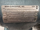 Sew Eurodrive DFT80K4TN .75HP AC Gear Motor 1800RPM 230/460V 11.21:1 Ratio