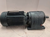 Sew Eurodrive DFT80K4TN .75HP AC Gear Motor 1800RPM 230/460V 11.21:1 Ratio
