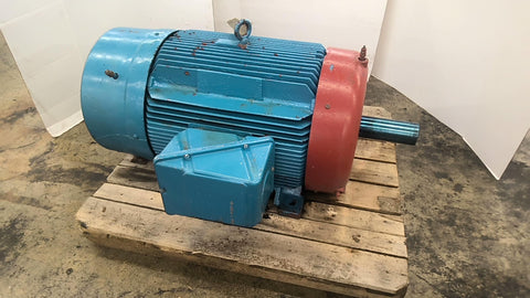 Siemens M3474 200 HP AC Motor 1800 RPM 4P 3 Phase 447T 460 V TEFC 60 HZ
