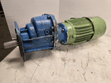 Lenze B71S/40L4 .25kW AC Gear Motor 1800RPM 4P 3PH 277/480V 60:1 Ratio