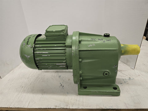 Lenze 9SF-756 .75kW AC Gear Motor 1200RPM 6P 3PH GEAR 480V 60:1 Ratio