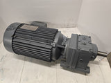 Sew-Eurodrive R37MV100L8/TH AC Gear Motor 900/23 RPM 3PH 277/480V 39.17: Ratio