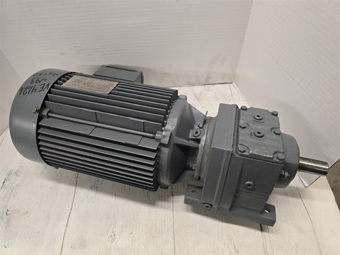 Sew-Eurodrive R37MV100L8/TH AC Gear Motor 900/23 RPM 3PH 277/480V 39.17: Ratio