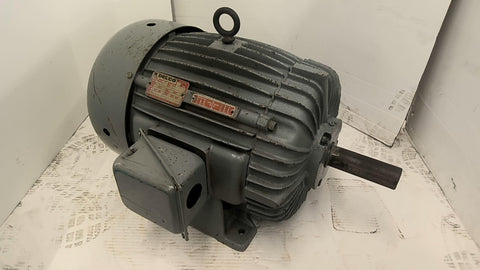 Delco 2G5100--Z 25 HP AC Motor 1800 RPM 4P 3 Phase 324U 230/460 V TEFC 60 HZ