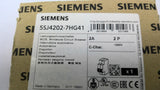 Siemens 5SJ4202-7HG41 Circuit Breaker 2 Amp 2 Pole