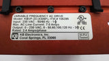 KB KBVF-23 AC Drive 230 V 3 Phase 2.4 Amps