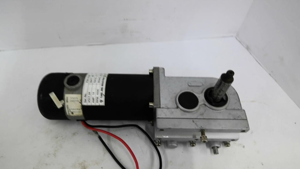 Yang Jing Industrial P6014284 DC Gear Motor 4200RPM 24V/ 21:1 Ratio Brake 24VDC