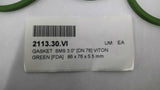 2113.30.VI Gasket SM 3.0" Viton Green 86X76X5.5mm Lot Of 5