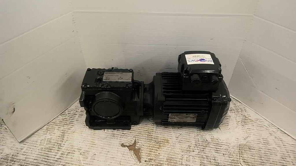Sew Eurodrive S57DRE90M4/IS 60:1 Ratio AC Gear Motor 1.5 HP 220/380 V