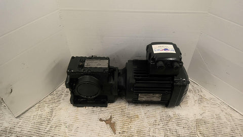 Sew Eurodrive S57DRE90M4/IS 60:1 Ratio AC Gear Motor 1.5 HP 220/380 V