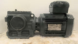 Sew Eurodrive S57DRE90M4/IS 60:1 Ratio AC Gear Motor 1.5 HP 220/380 V