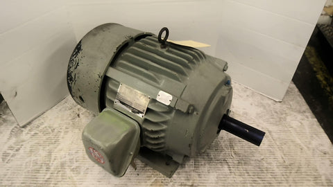 US Motors E407-50-Y07Y128R052M 15 HP AC Motor 1800 RPM 4P 3 Phase 254T