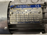 Neri Motori T56C4 .18HP AC GearMotor 1800RPM 4P 3PH 56C 280/480V TEFC 28:1 Ratio