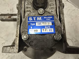 STM RMI40-1 40:1 Ratio Gear Reducer 3/4" Shaft OD 1/2" Input ID