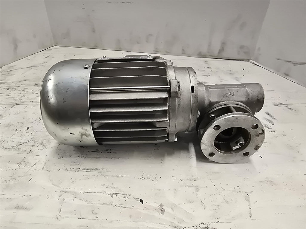 Neri Motori T56C4 .18HP AC Motor 1800RPM 4P 3PH 56C 280/480V TEFC 28:1 Ratio