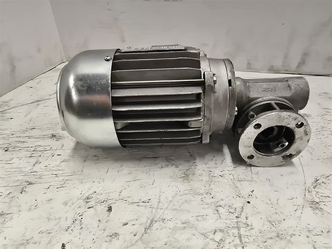 Neri Motori T56C4 .18HP AC Motor 1800RPM 4P 3PH 56C 280/480V 28:1 Ratio