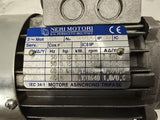 Neri Motori T56C4 .18HP AC Motor 1800RPM 4P 3PH 56C 280/480V 28:1 Ratio