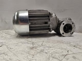 Neri Motori T56C4 .18HP AC Motor 1800RPM 4P 3PH 56C 280/480V 28:1 Ratio
