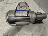 Neri Motori T56C4 .18HP AC Motor 1800RPM 4P 3PH 56C 280/480V 28:1 Ratio