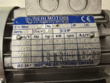 Neri Motori T56C4 .18HP AC Motor 1800RPM 4P 3PH 56C 280/480V TEFC 60Hz
