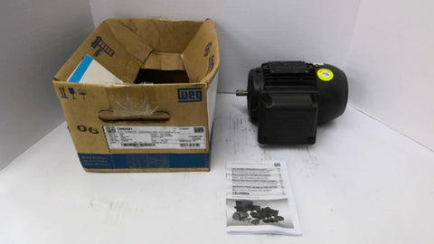 Weg 1818EP3EAL63-W22 0.25 HP AC Motor 1800 RPM 4 Pole 3 Phase AL63 230/460 Volt