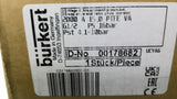 Burkert 00178682 Type 2000 2/2 Way Angle Seat Valve 2000 A 15 PTFE 16 bar PS