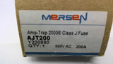 Ferraz Shawmut AJT200 Amp-Trap 2000 Fuse 200 Amp 600 VAC 500 VDC