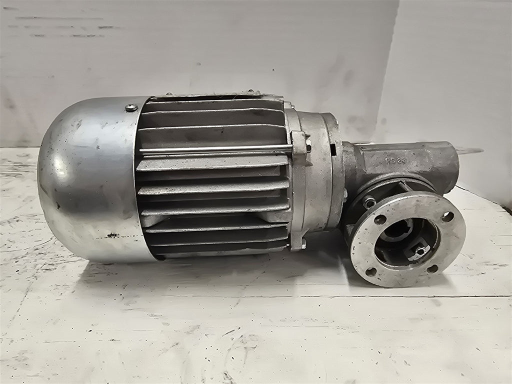 Neri Motori T56C4 .18HP AC Gear Motor 1800RPM 4P 3PH 56C 280/480V 28:1 Ratio