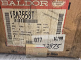 Baldor VBM3558T 2HP AC Brake Motor 1800RPM 4P 3PH 145TC 208-230/460V TEFC 60Hz