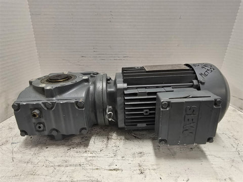 Sew Eurodrive SA47-DT80N4/TF .75kW AC GearMotor 1800RPM/44 4P 3PH Gear 277/480V