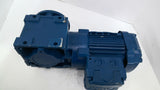 SEW EURODRIVE WF30 DRN63M2/IS Gear Motor .25 KW 240/415V 19.50:1 Ratio