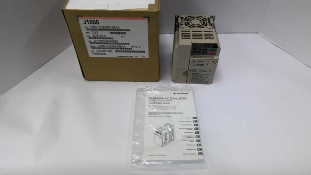Yaskawa CIMR-JU2A0010BAA J100 AC Drive 240 Volts 8 Amps