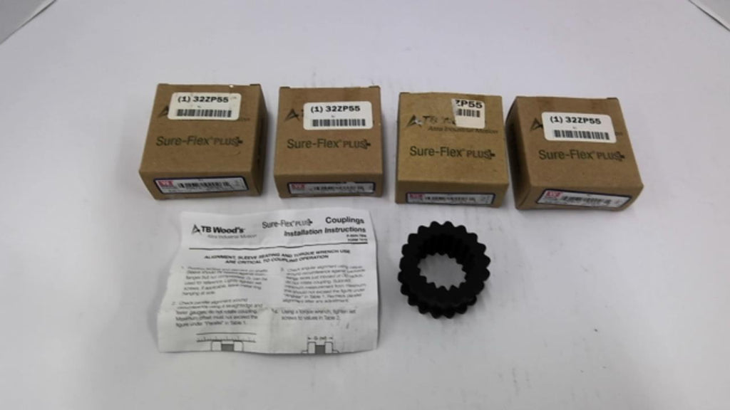 TB Woods 4JE EPDM Sure-Flex Plus Coupling Sleeve Lot Of 4